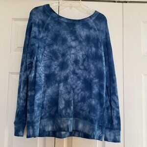 Old Navy Blue Tie Dye Sweatshirt Medium Good Condition